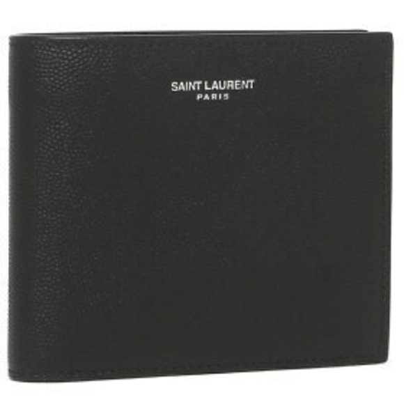 Saint Laurent East West Bifold Wallet PARIS Black - Picture 1 of 9